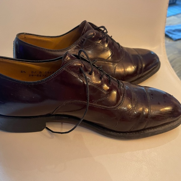 Johnston & Murphy lace up loafers brown men’s shoes size 8 1/2 - Picture 4 of 8